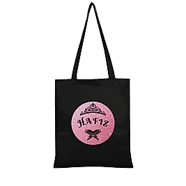 "Hafız" Baskılı Omuz Çantası Gabardin Kumaş