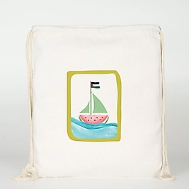 "Sumud, Özgür Filistin"  Baskılı Ham Bez Sırt Çantası %100 Pamuk