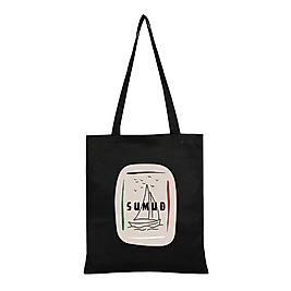 "Sumud" Baskılı Omuz Çantası Gabardin Kumaş