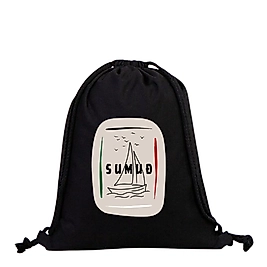 "Sumud"  Baskılı Ham Bez Sırt Çantası %100 Pamuk