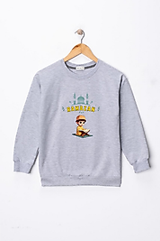 Erkek Çocuk "Ramazan"  Baskılı Pamuklu Sweat