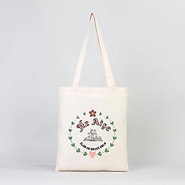 "Hz Aişe"  Baskılı Omuz Çantası Gabardin Kumaş