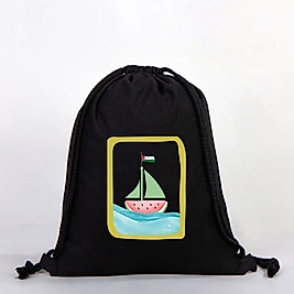 "Sumud, Özgür Filistin"  Baskılı Ham Bez Sırt Çantası %100 Pamuk