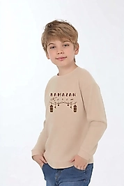 Çocuk  "Ramazan Kerim"  Baskılı Pamuklu Sweat