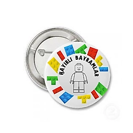 Rozet "Hayırlı Bayramlar"  Baskılı