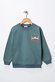 Çocuk  "Ramazan Cihad'dır"  Baskılı Pamuklu Sweat