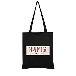 "Hafız"  Baskılı Omuz Çantası Gabardin Kumaş
