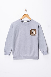 Erkek Çocuk "Tebessüm Etmek Sadakadır" Baskılı Pamuklu Sweat