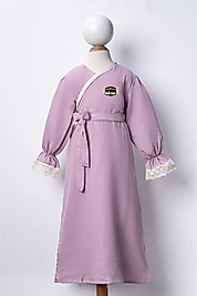 Müslin Çocuk Namaz Elbisesi | Kabe Güllü