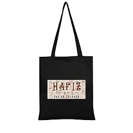 "Hafız" Baskılı Omuz Çantası Gabardin Kumaş
