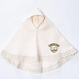 Pamuk Fistolu Çocuk Başörtüsü | Namazla Kalbim Çiçek Açıyor Kalpli