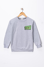 Çocuk "Gazze" Baskılı Pamuklu Sweat