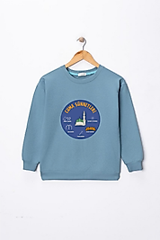 Çocuk "Cuma Sünnetleri" Baskılı Pamuklu Sweat