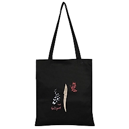 "Elif Nesli Geliyor" Baskılı Omuz Çantası Gabardin Kumaş