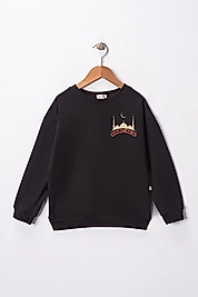 Çocuk  "Ramazan Cihad'dır"  Baskılı Pamuklu Sweat