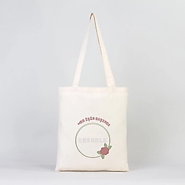 "Her İşin Başında Besmele" Baskılı Omuz Çantası Gabardin Kumaş