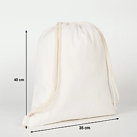 "Hz Yusuf" Baskılı Ham Bez Sırt Çantası %100 Pamuk