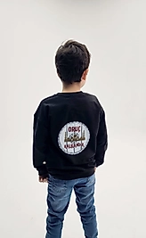 Erkek Çocuk "Oruç Kalkandır" Çift Taraflı Baskılı Pamuklu Sweat