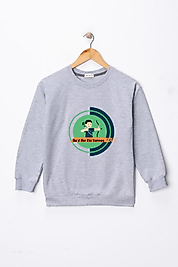 Erkek Çocuk "Saad Bin Ebi Vakkas" Baskılı Pamuklu Sweat