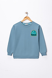 Çocuk  "Mübarek Ramazan"   Baskılı Pamuklu Sweat