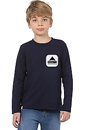 Erkek Çocuk Uzun Kollu Bisiklet Yaka "Anka"  Baskılı Tişört Mevsimlik Pamuklu