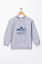 Erkek Çocuk "Uhud" Baskılı Pamuklu Sweat
