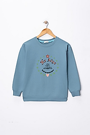 Kız Çocuk Hz Aişe Baskılı Pamuklu Sweat