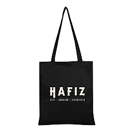 "Hafız"  Baskılı Omuz Çantası Gabardin Kumaş