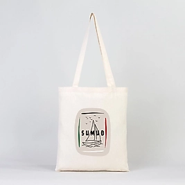 "Sumud" Baskılı Omuz Çantası Gabardin Kumaş