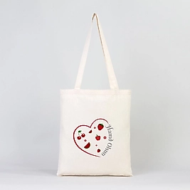 "Hamd Olsun" Baskılı Omuz Çantası Gabardin Kumaş