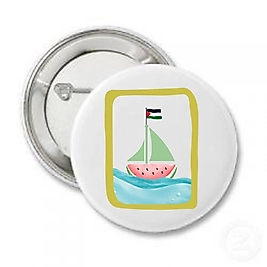 Rozet "Sumud, Özgür Filistin"  Baskılı