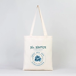 "Hz Hatice" Baskılı Omuz Çantası Gabardin Kumaş