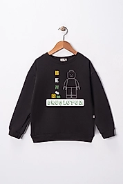 Erkek Çocuk "Ben Oruçluyum"  Baskılı Pamuklu Sweat