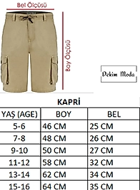 Erkek Çocuk  Pamuklu Şort