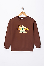 Çocuk "Ramazan Paylaşmaktır"  Baskılı Pamuklu Sweat