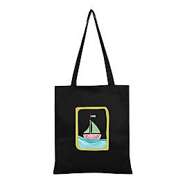 "Sumud, Özgür Filistin" Baskılı Omuz Çantası Gabardin Kumaş