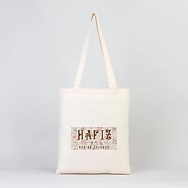 "Hafız" Baskılı Omuz Çantası Gabardin Kumaş