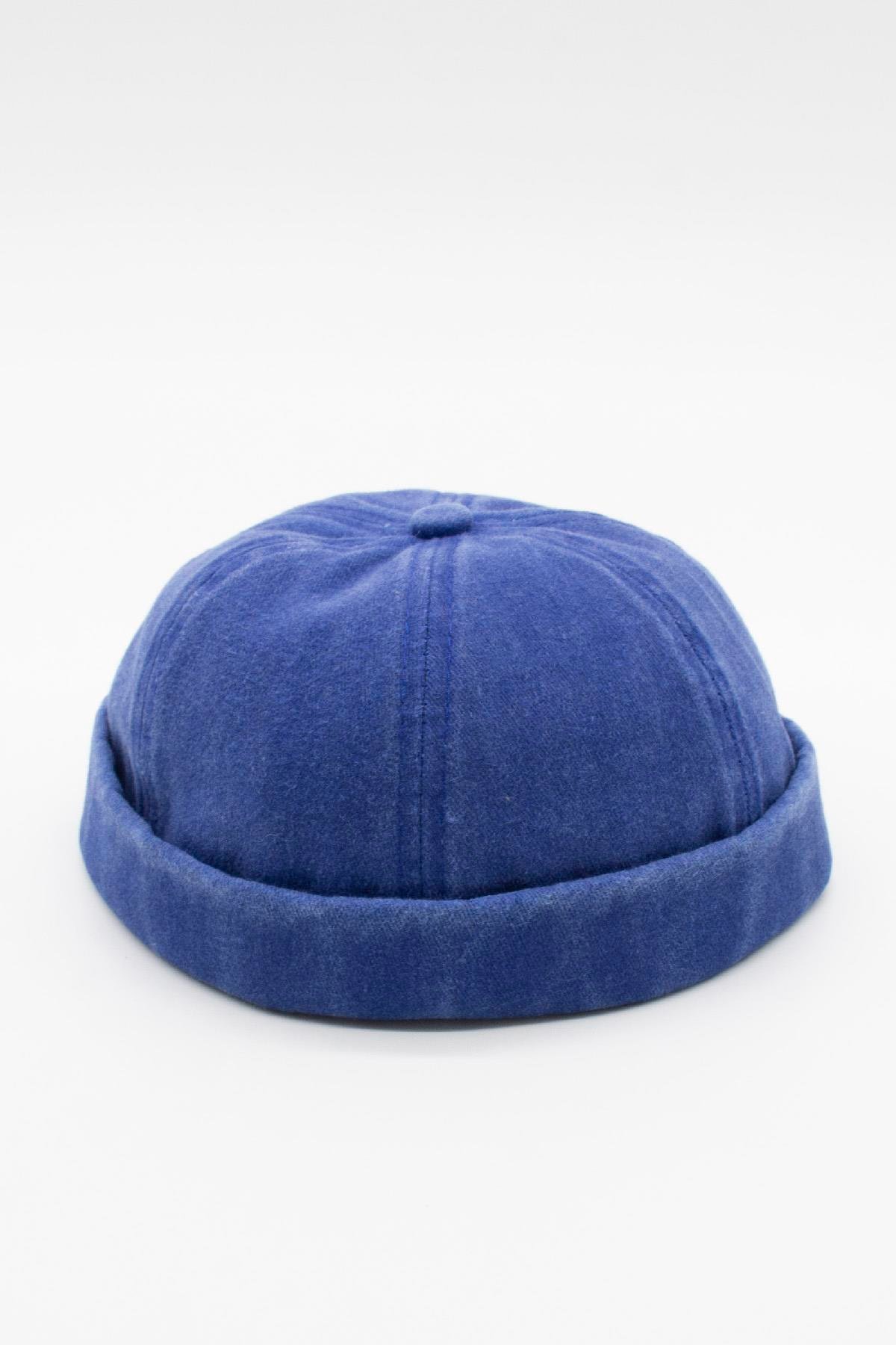 Eskitme Yumuşak Kot Cap Docker Şapka %100 Pamuk