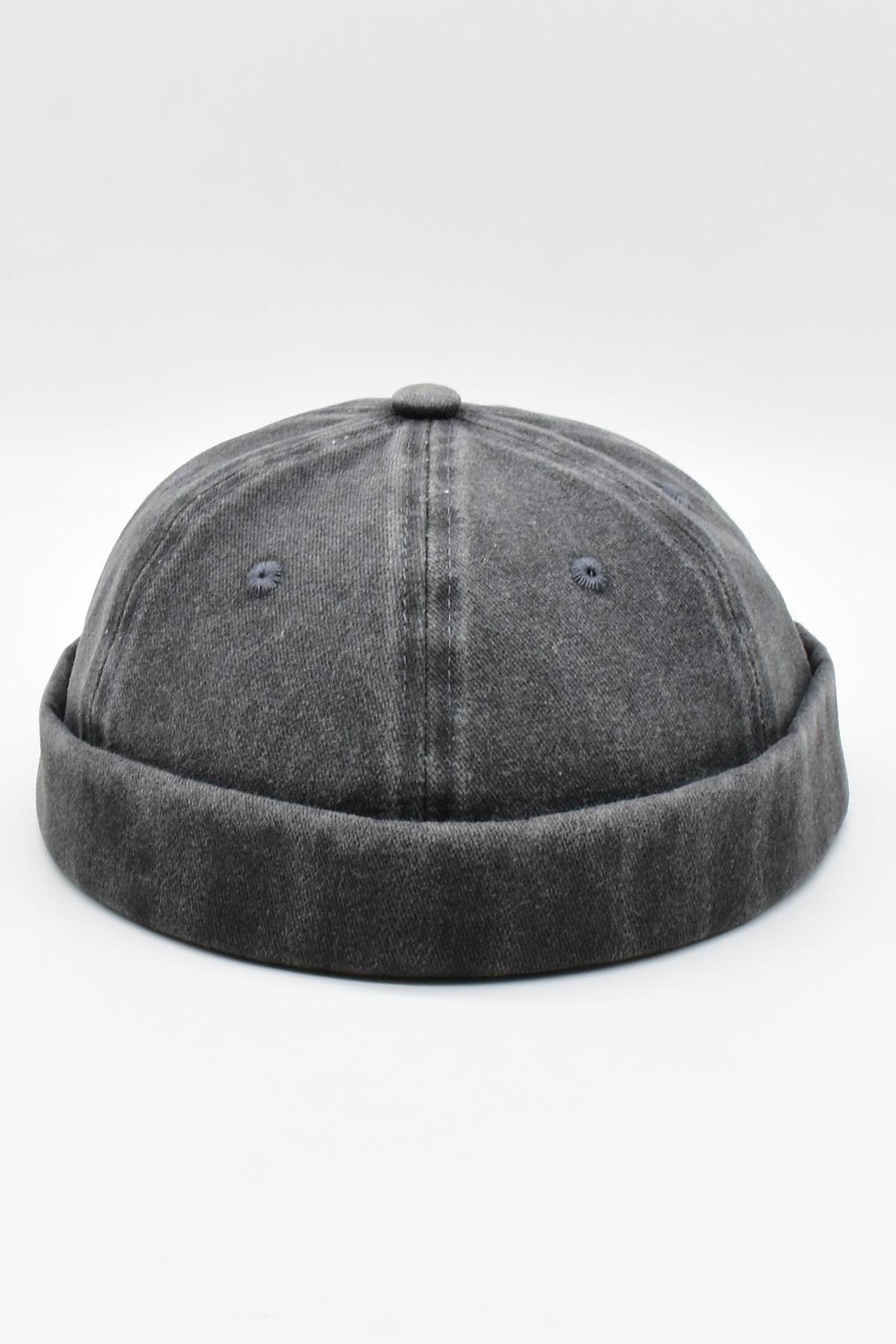 Eskitme Yumuşak Kot Cap Docker Şapka %100 Pamuk