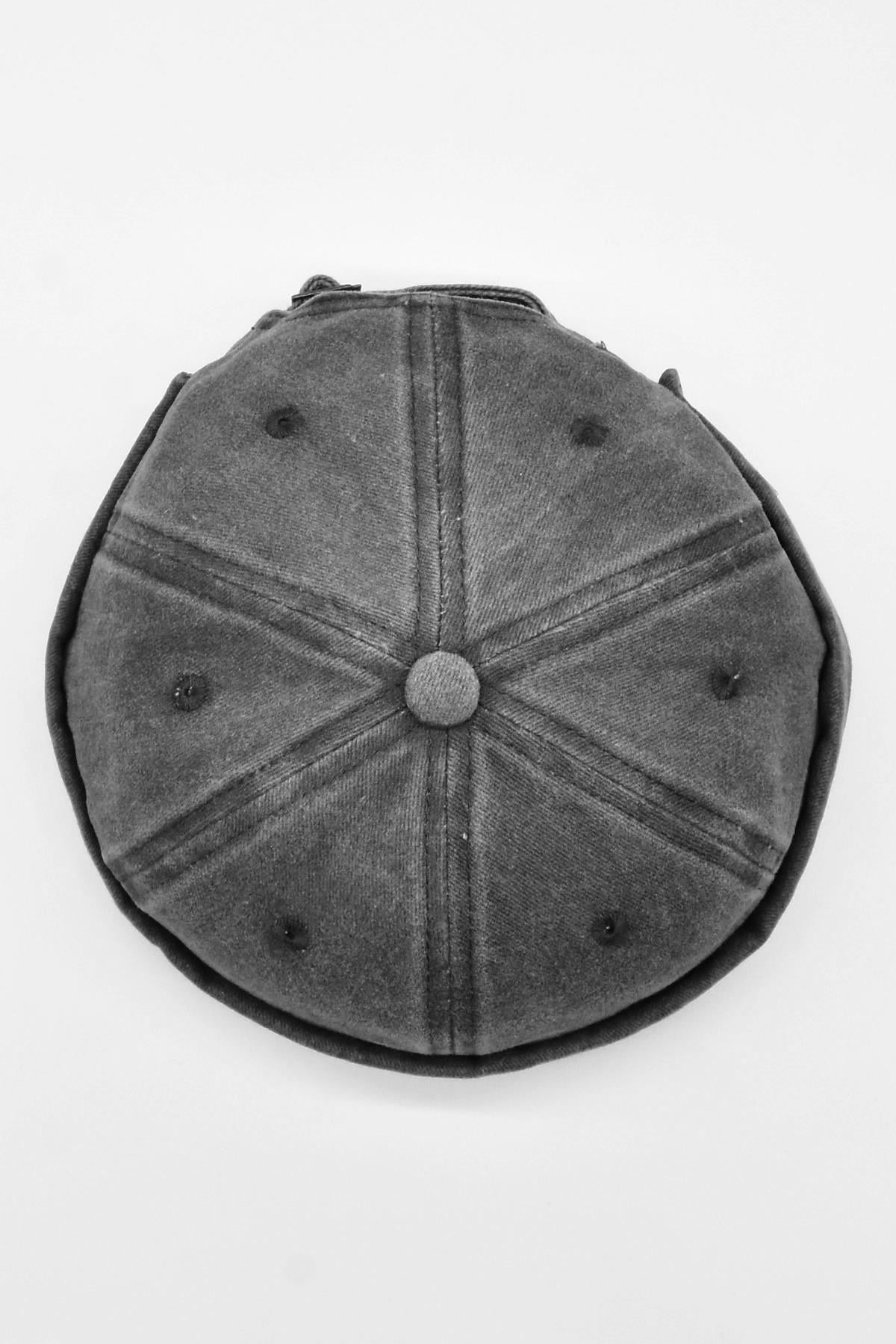 Eskitme Yumuşak Kot Cap Docker Şapka %100 Pamuk